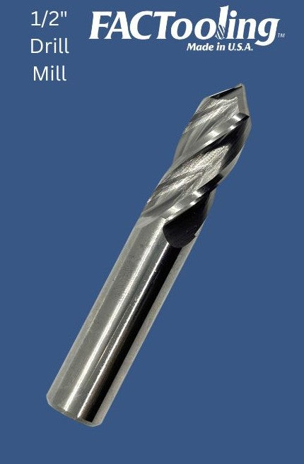 1/2" 4 Flute Drill Mill