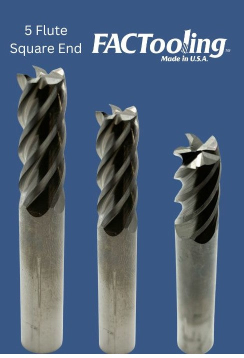 5 Flute Aluminum Cutting