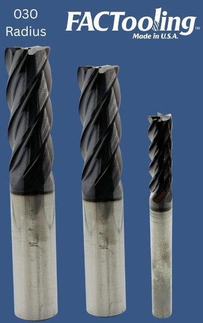 5 Flute 030 Radius Carbide End Mill Hyperlox (AlTiN)