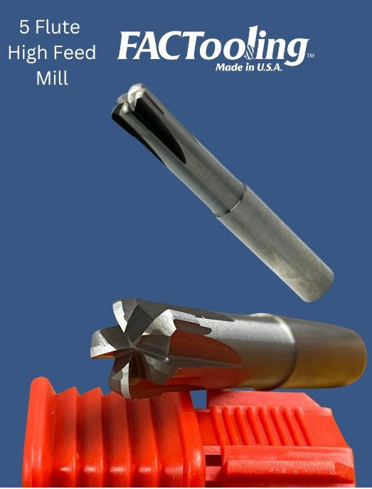 5 Flute High Feed Mill