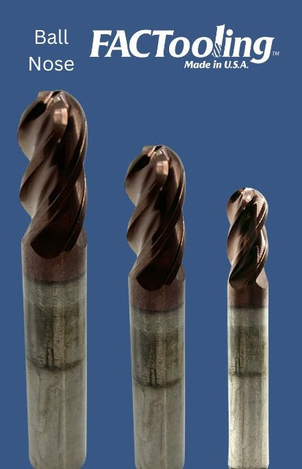 4 Flute Ball nose Carbide End Mill