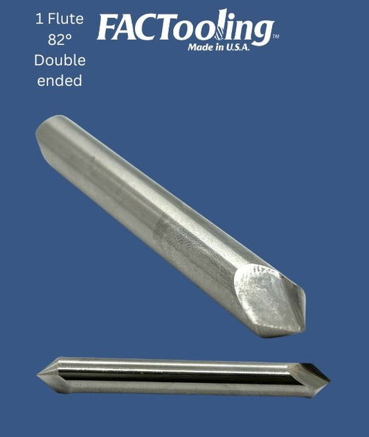 1 Flute 5/16 Diameter 82° Double Ended Carbide Countersink